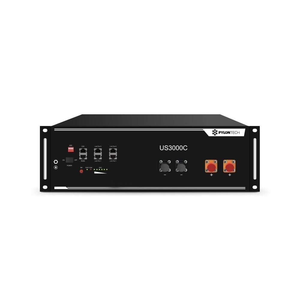 Pylontech 48-volt 3.5kWh Lithium Battery (US3000C)